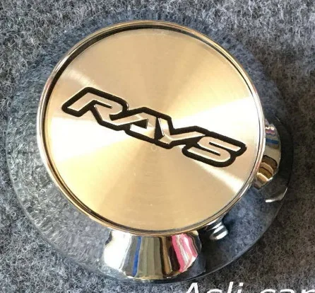 65mm silver n black 4 x Japan ADVAN Racing RAYS 45 мм эмблема логотип 65 мм 68 мм сплав крышка ступицы колеса - Цвет: 65mm silver n black