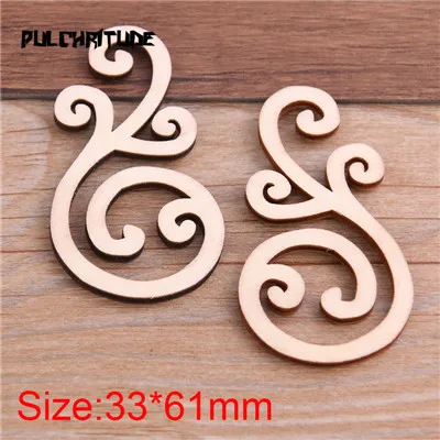 style 3 PULCHRITUDE 6 шт. Смешанная кружевная рамка деревянный узор Скрапбукинг Ремесло для ручной работы аксессуар шитье украшения дома DIY - Окраска металла: style 3