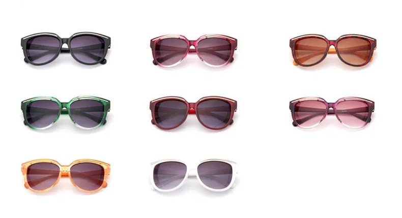Oculos de sol feminino женские брендовые Модные солнцезащитные очки кошачий глаз рамка