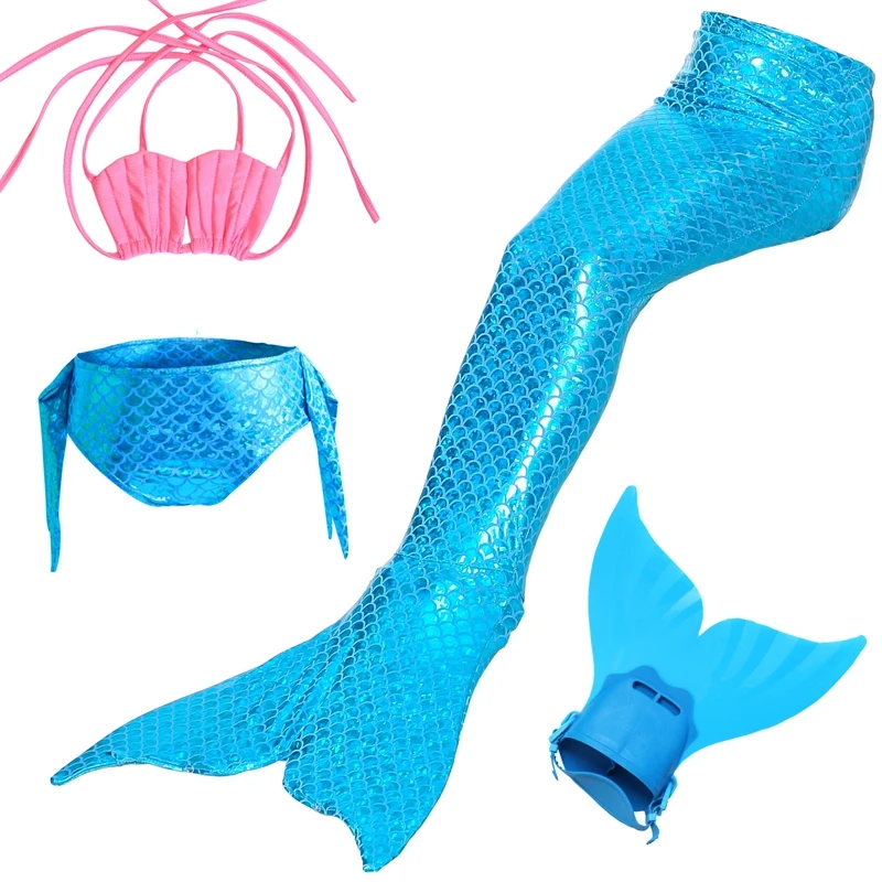 Обувь для девочек хвост русалки Косплэй с Моноласты детские нарядные платья