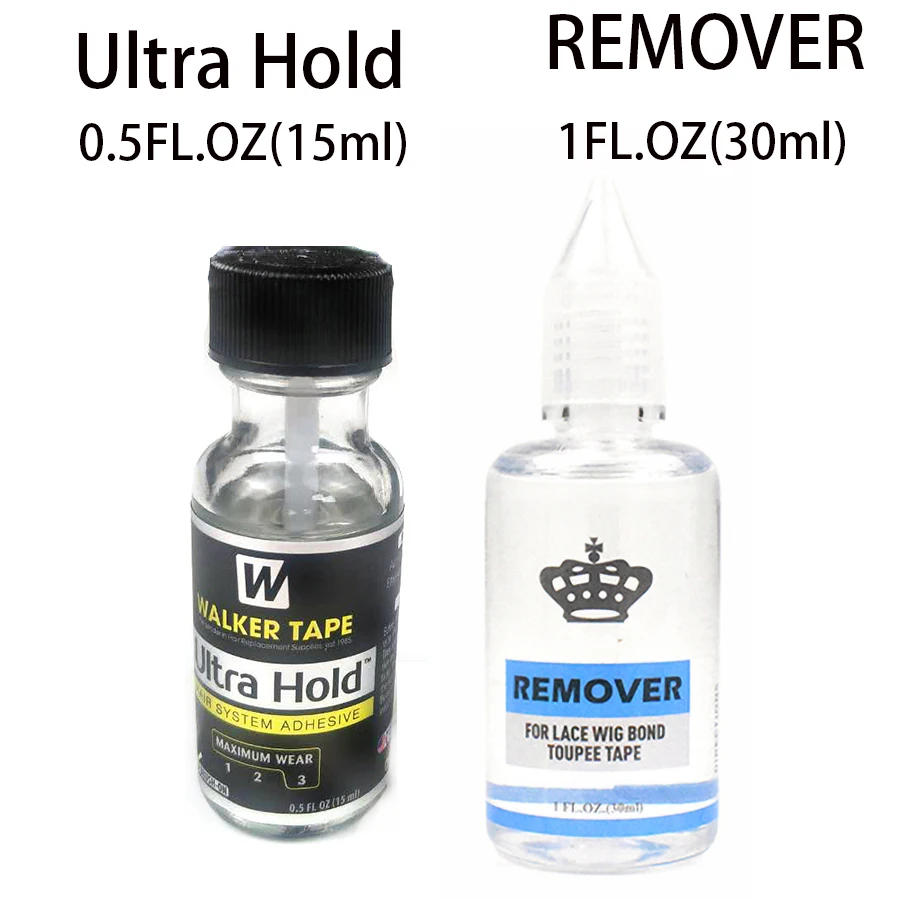 1 бутылка/лот 0 5 унций ультра удерживающий жидкий Бонд клей для волос парик с