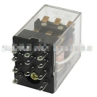 Силовое реле HH53P MY3NJ 12VDC 24VDC 24VAC 110VAC AC220V катушка 5A 11 Pin 3PDT 3 NO NC w PYF11A разъем|relay pin|power