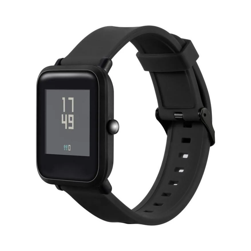 Браслет из мягкого силикагеля на запястье для Xiaomi Huami Amazfit Bip Youth Watch Ремешки для наручных часов коричневый браслет для наручных часов ремешок nato