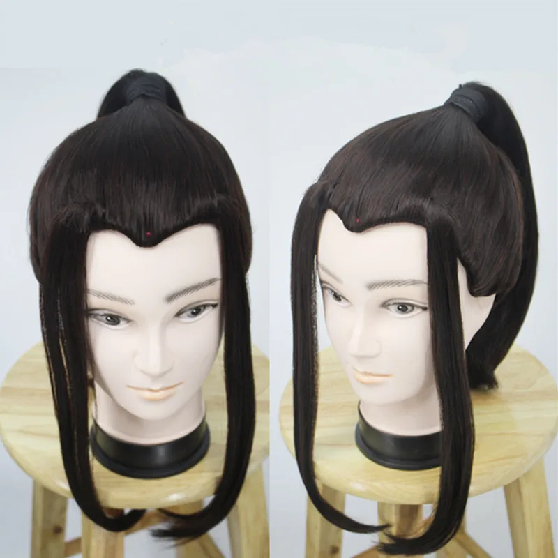 

swordsman cosplay accessories shaped hair anime cosplay hair for men ancient dynasty head wear party accrssories festival wear