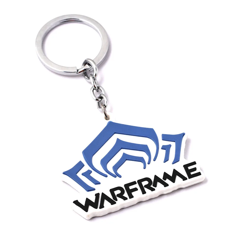TPS игровая Warframe с буквенным логотипом силиконовый брелок значок модель оружия
