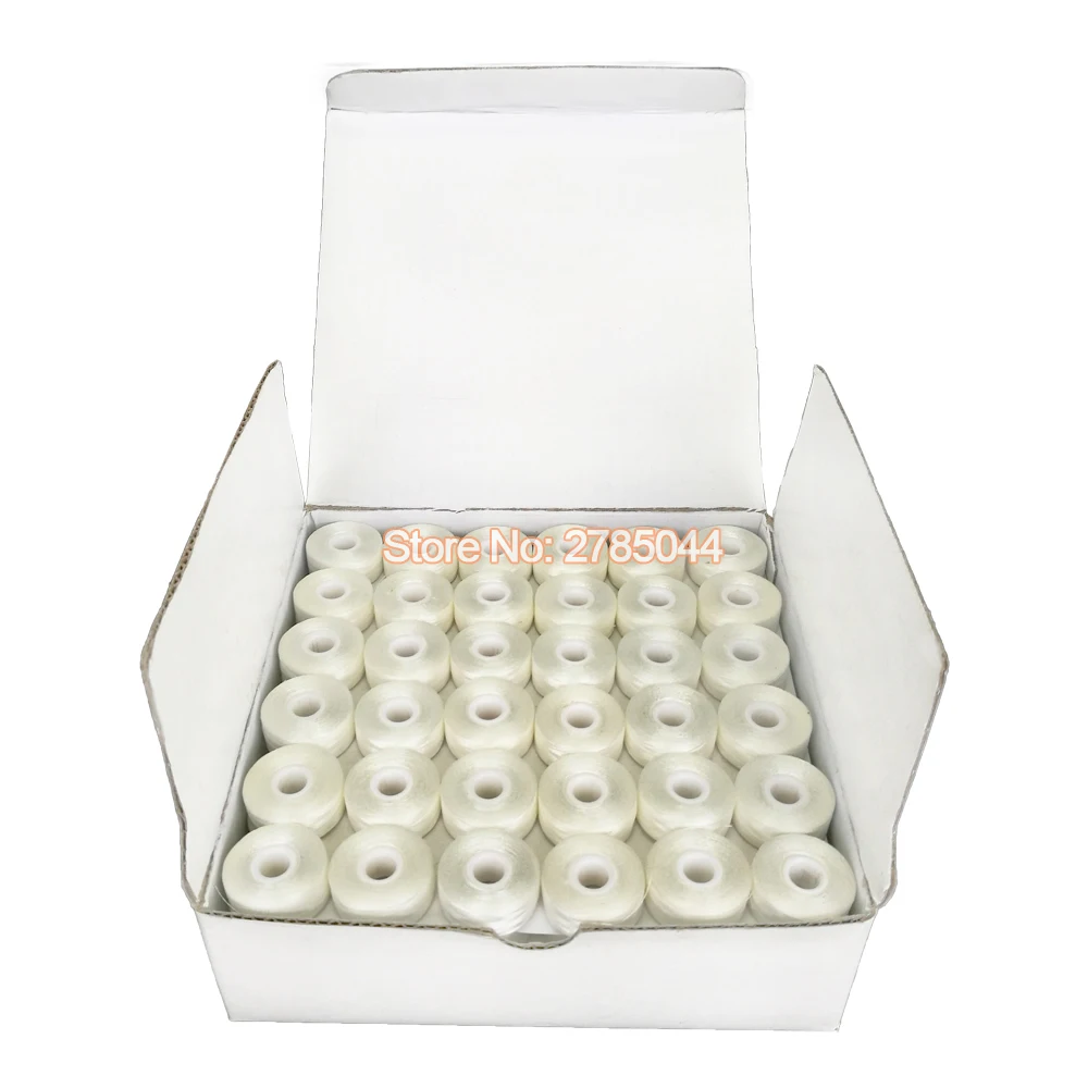 Sanbest Pre-wound шпульки с нитью 70D/2 высокая прочность полиэстер и 75D/2 боковой размер L 144