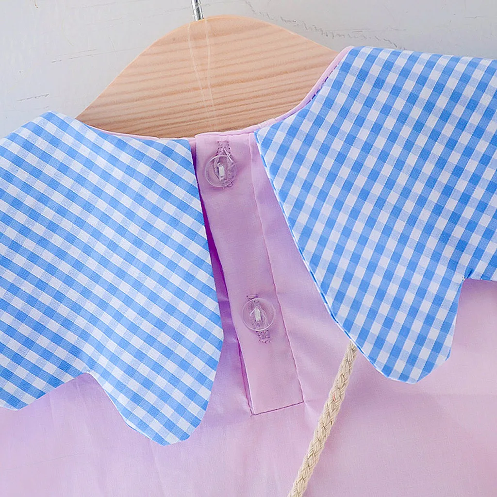 SAGACE/Летняя одежда с фруктовым принтом Платья принцессы для маленьких девочек