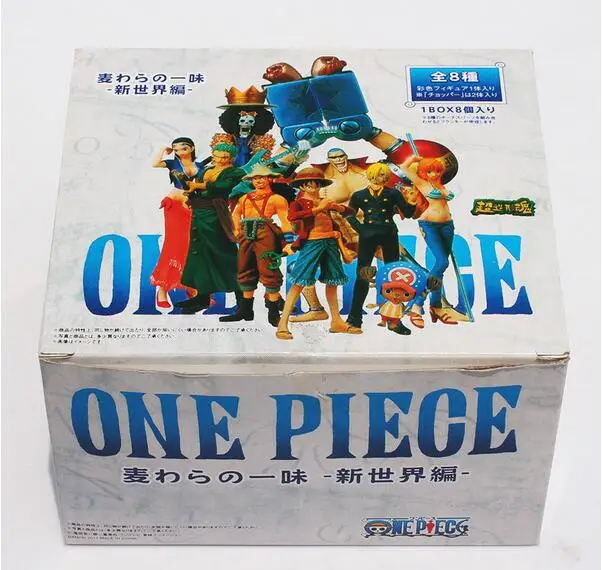 10 шт./лот цельная Обезьяна D. Фигурки героев Luffy Roronoa Zoro Nami Usopp Sanji Tony Chopper Nico Robin из