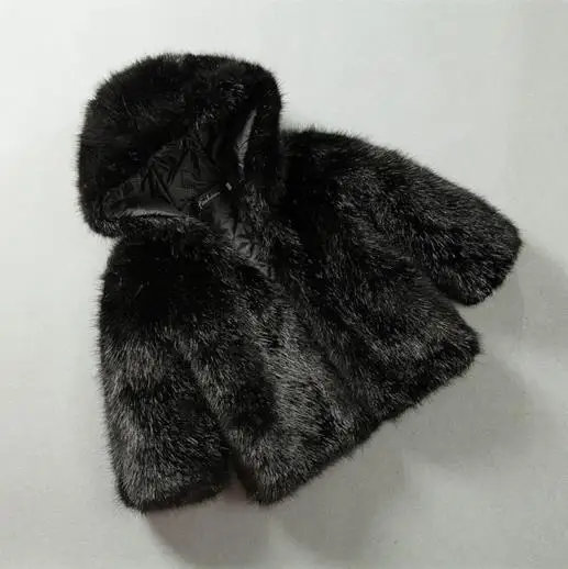 На осень-зиму пальто для детей с капюшоном и воротником Куртка manteau Hiver 2017 adolescente