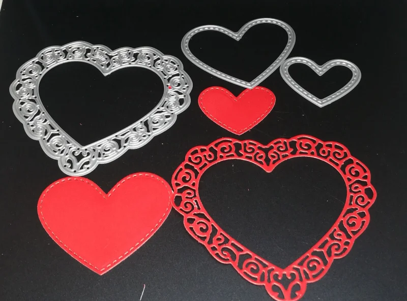 

Metal love heart Cutting Dies Stencils for DIY Scrapbooking photo album Decorative Embossing DIY Paper Cards
