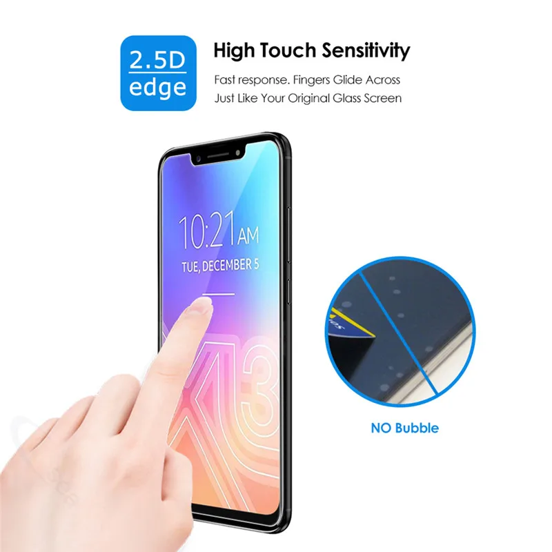 Qosea для BLU Vivo One Plus 2019 ультратонкая прозрачная защитная пленка из закаленного