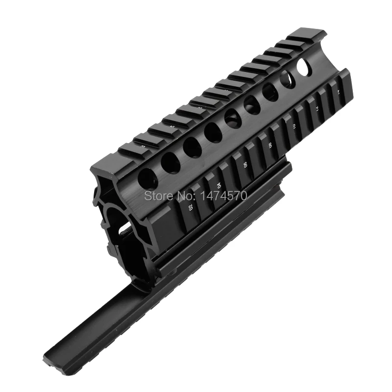 AK 47/74 Тактический Quad рельсы направляющая для ствольной накладки с 6 шт. Чехлы