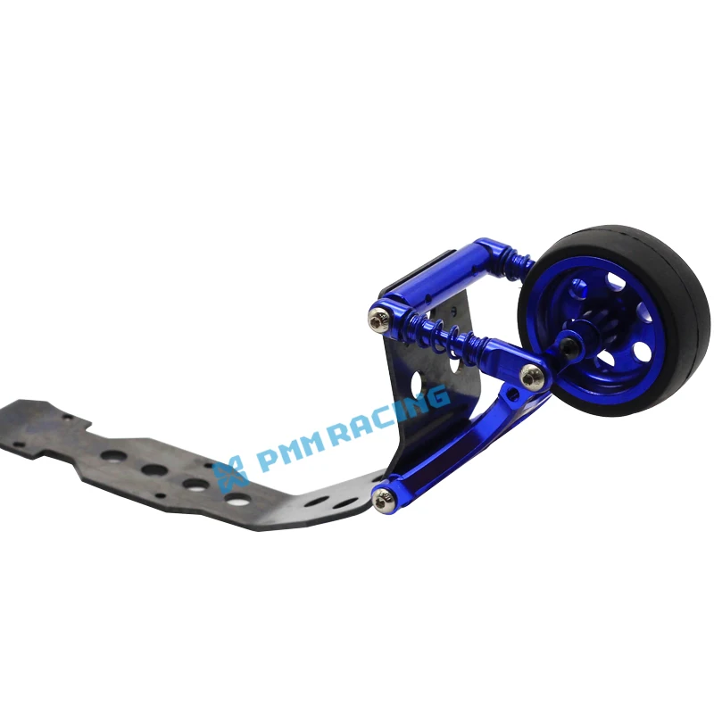 Алюминиевый сплав CNC Wheelie Bar со стальной пластиной для 1/10 E Revo саммит|Детали и