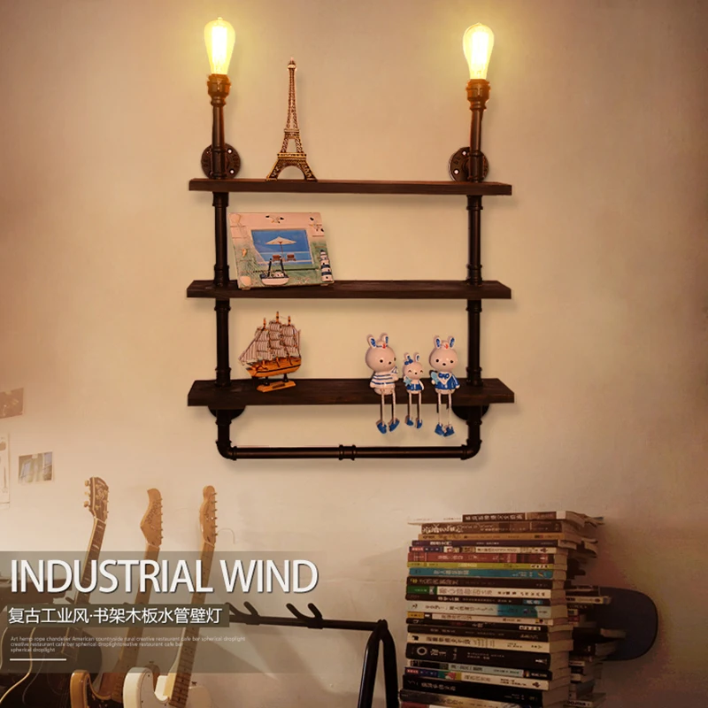 Промышленная индивидуализированная лампа для водопроводной трубы винтажная