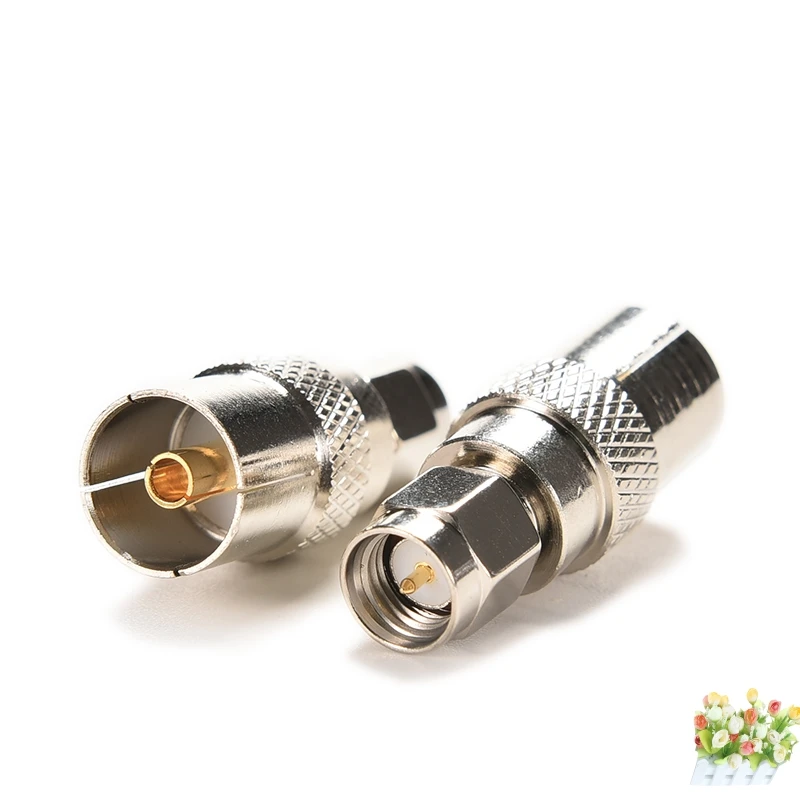 Прямой никелевый адаптер для плакировки IEC PAL DVB T ТВ гнездо на SMA