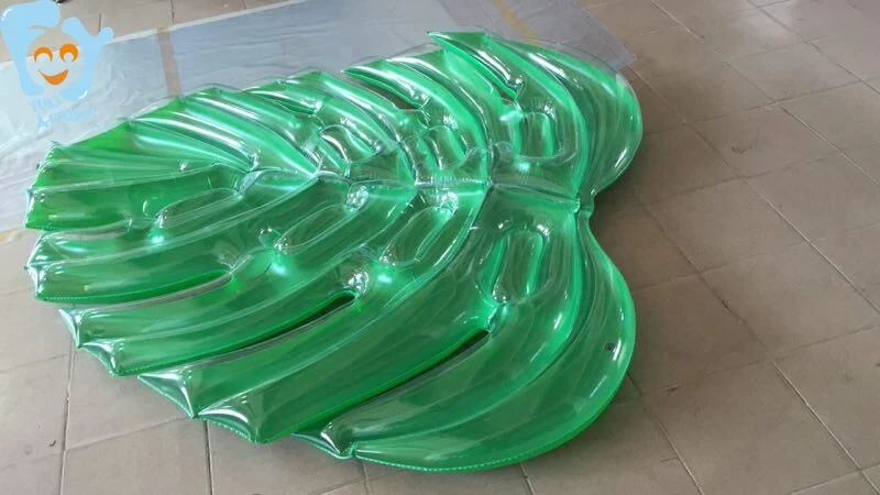 Новые горячие надувные зеленые листья бассейн Поплавок воды Забавный пляж игрушка воздушный матрас для плавания кровать плавучий плот