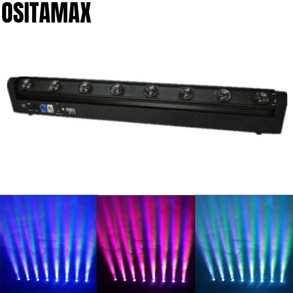 preço 4/lot 8x10w LEVOU Estágio Feixe De Luz Em Movimento Da Cabeça Vassoura 4IN1 RGBW Quad Cor Powercon In E Fora Luces Discoteca Festa De Casamento Luz