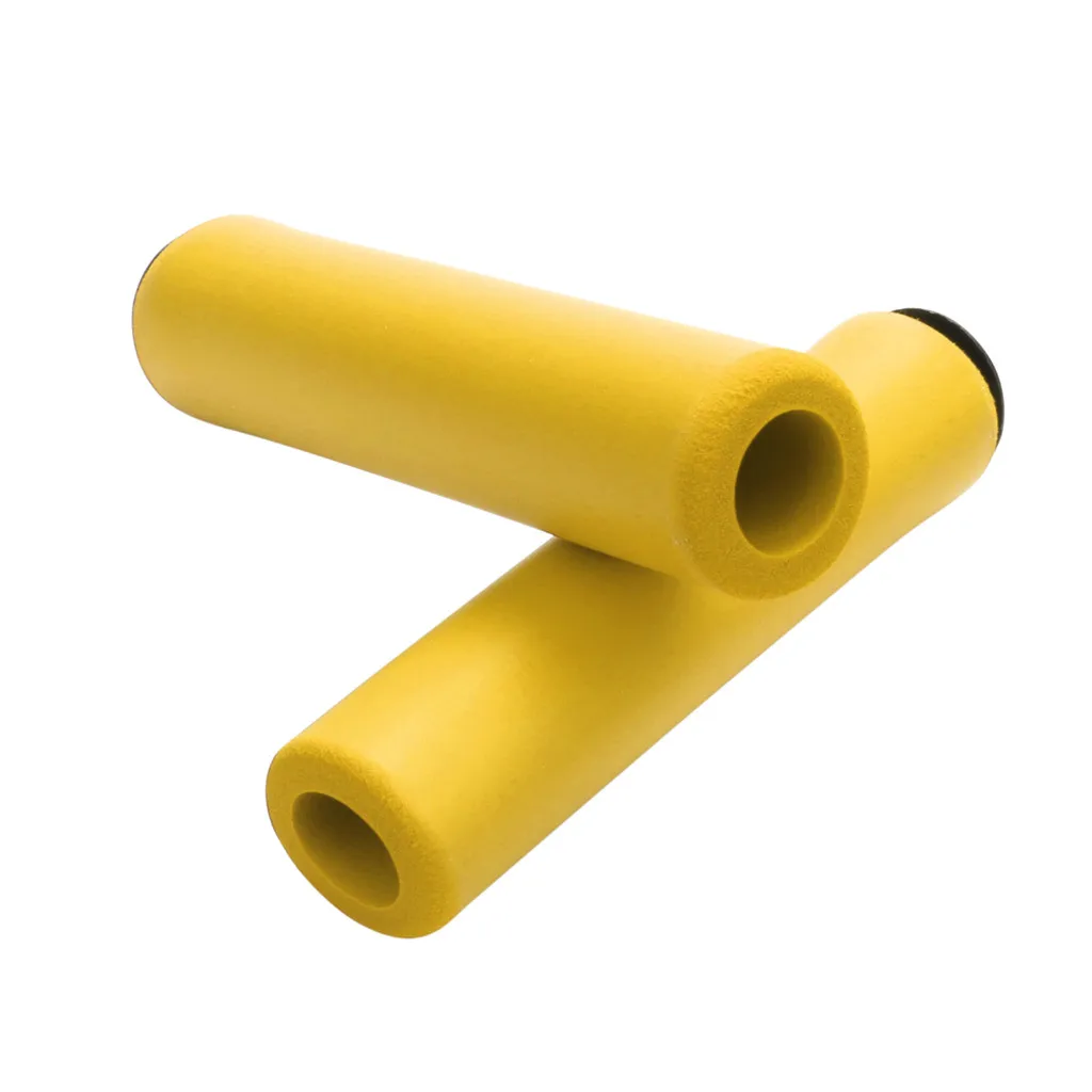 Yellow 1 пара велосипедных силиконовых Противоскользящих руля для Горный велосипед MTB Велоспорт - Цвет: Yellow