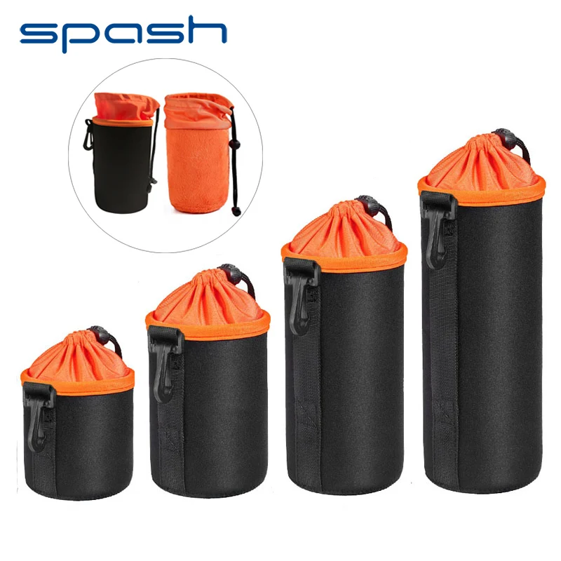 Spash 4 шт сумка для объектива камеры толстый неопрен Защитный Мягкий защитный