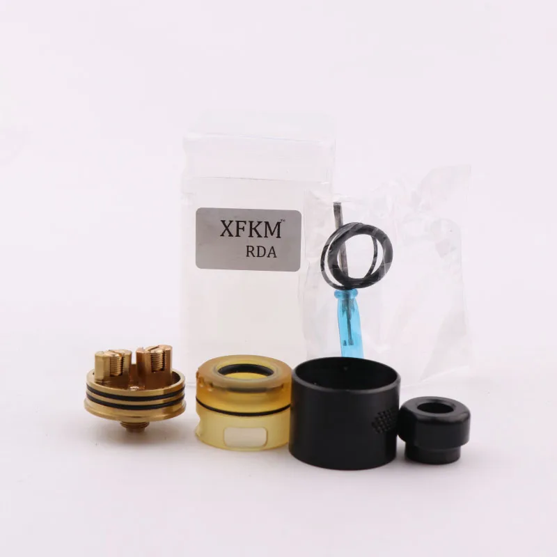 Атомайзер XFKM RDA-D 24 мм из углеродного волокна подходит для 510 боксмода электронной