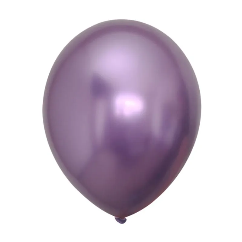 purple 100/50/30 шт. 12 дюймов, жемчужный металлик, воздушный шар хром воздушных шаров из латекса одежда для свадьбы, дня рождения Декор металлизированная пленка воздушные шары Globos поставки - Цвет: purple