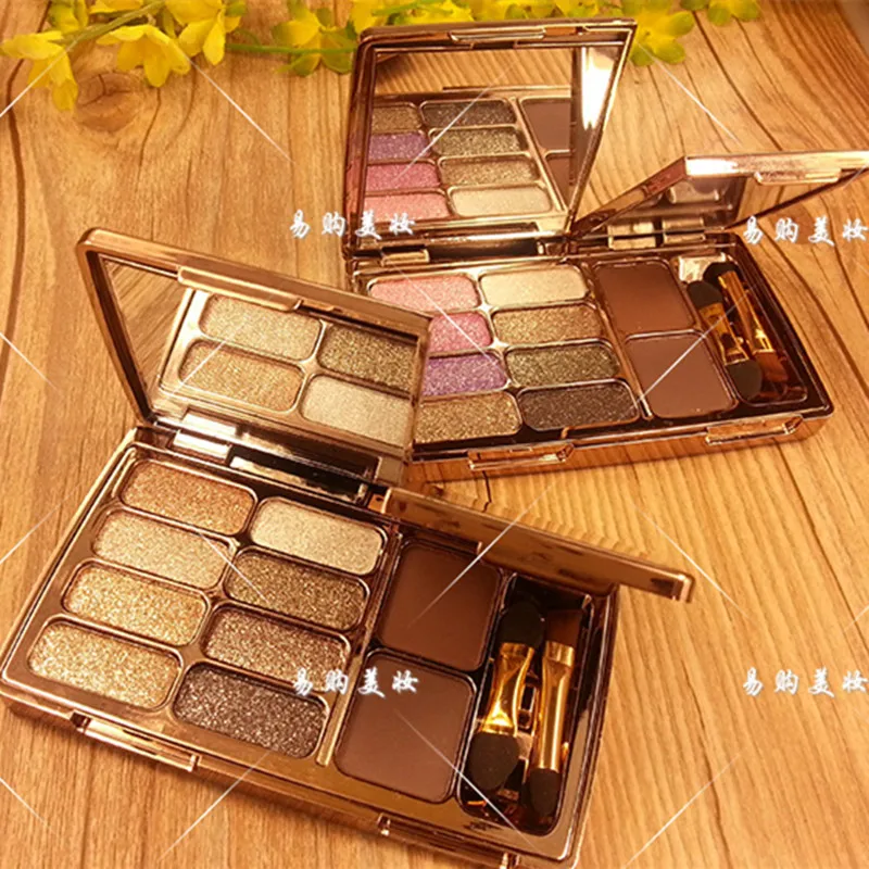 Мерцающие тени для век Pallete 8 цветов Алмазный яркий красочный макияж Вспышка