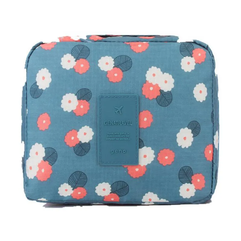 8 Путешествия Водонепроницаемый косметичка Органайзер Портативный хранения составляют сумка-косметичка на молнии Neceser комплект туалетных принадлежностей - Цвет: 8