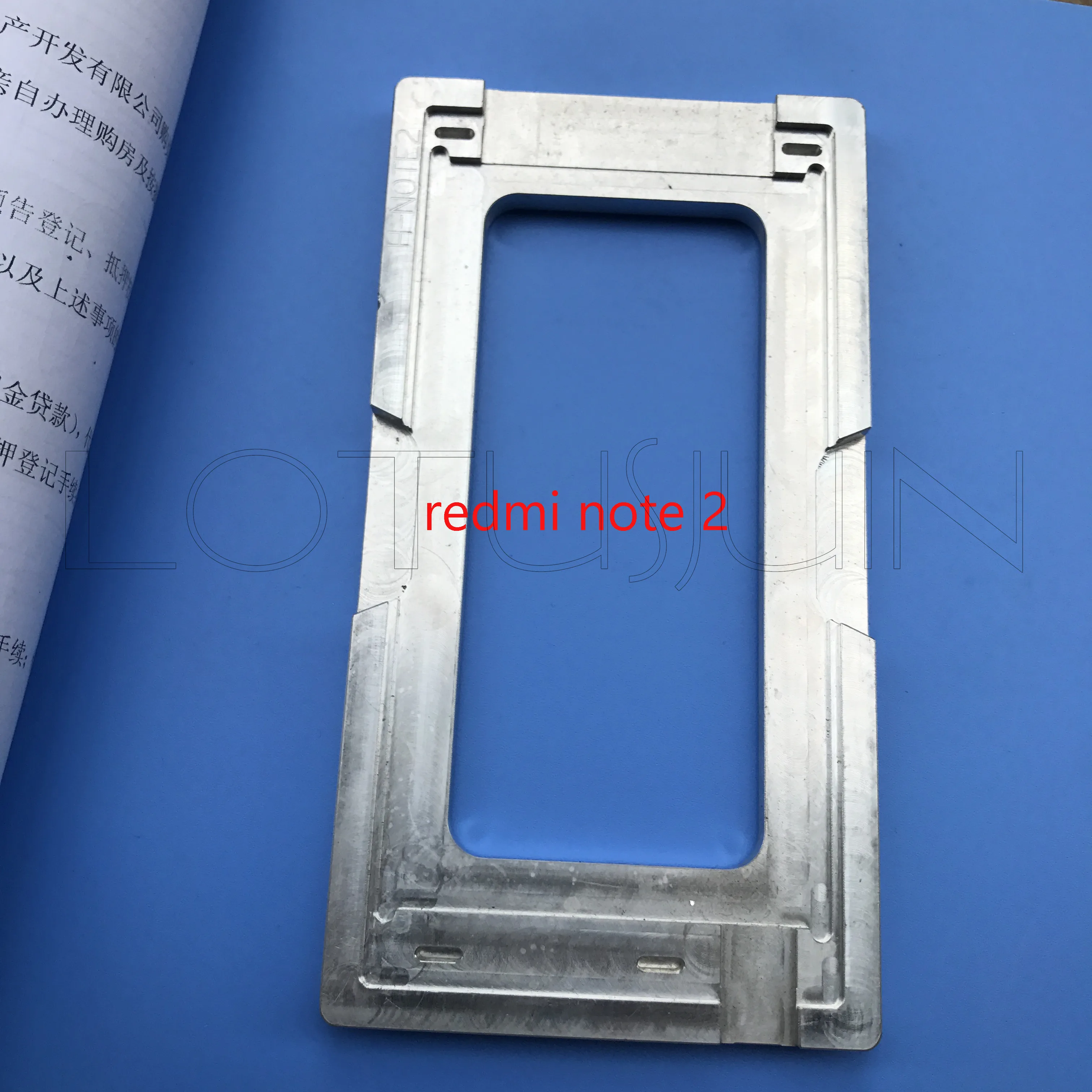 Aluminium Metal Alignment LCD Glass OCA Lamination Positioning mold Mould for xiaomi Redmi Note 2 3 4 5A Y1 lite Prime | Мобильные