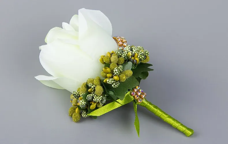 1 шт. корсаж цвета слоновой кости для жениха или шафера|men corsage|red corsagecorsage for wedding |