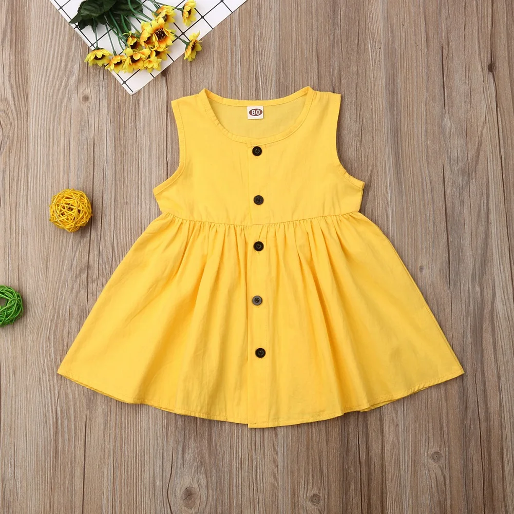 Детское платье без рукавов длинное однотонное платье-пачка летний сарафан