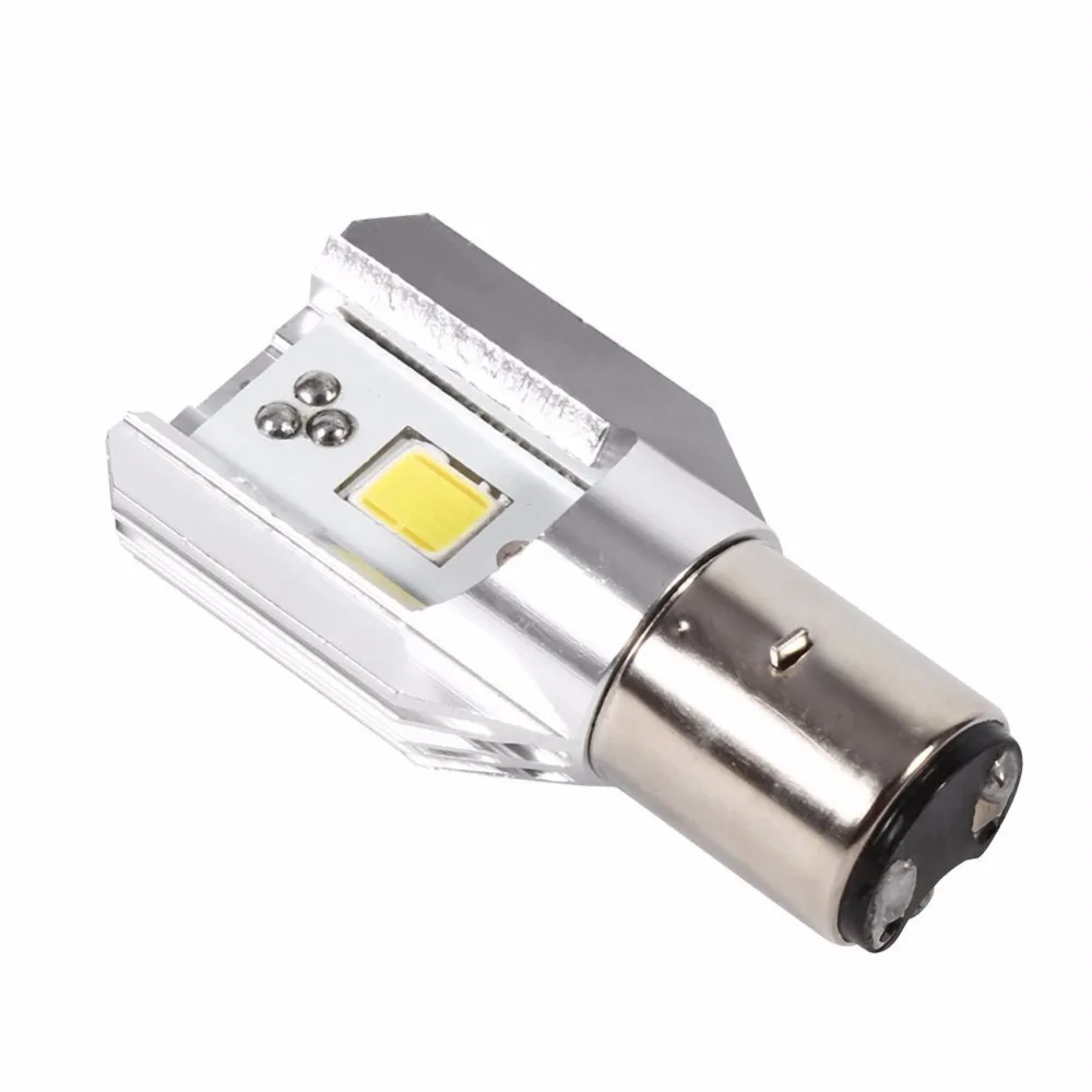 HoldCY фара мотоцикла COB BA20D H6 лампа 12 Вт 6000 К Мотоцикл мопед скутер фары аксессуары DC