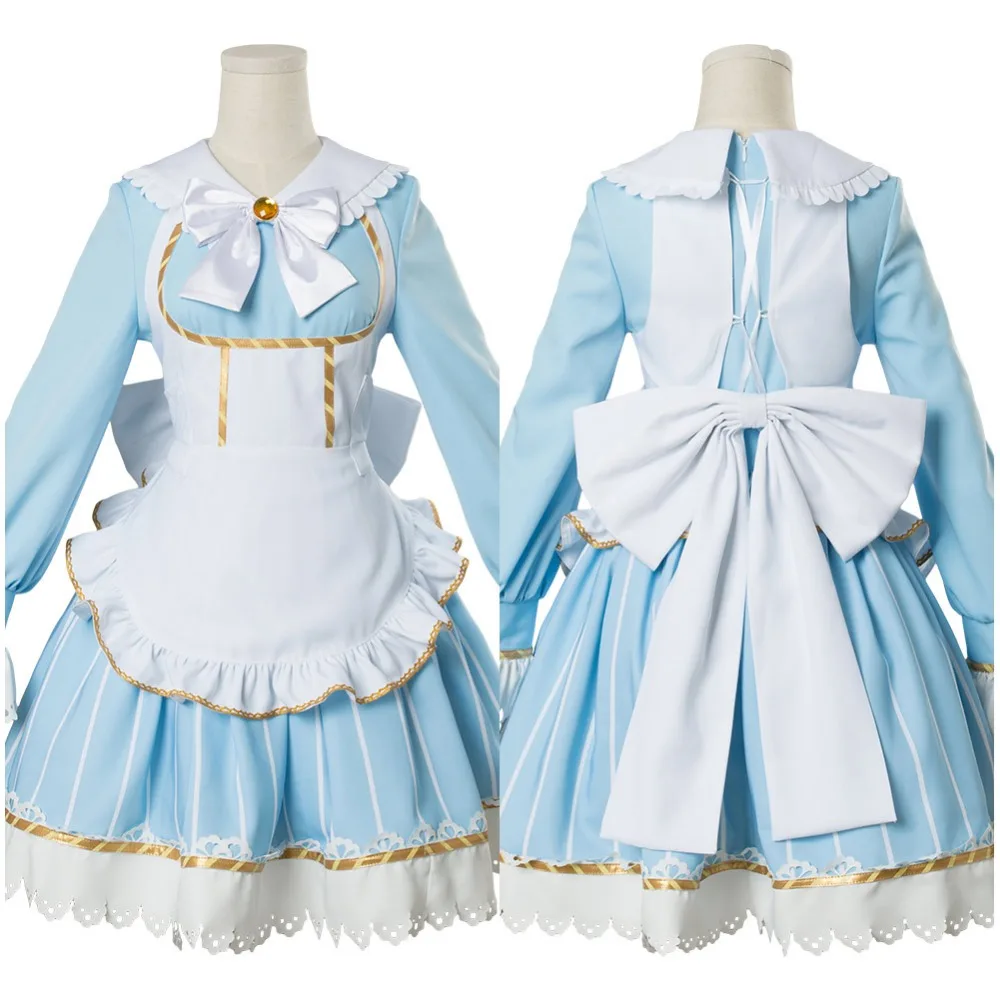 

Love Live Cosplay Costume Ruby Kurosawa Cosplay Uniform Aqours Wonderland Ver Maid Dress Halloween Cosplay Costumes