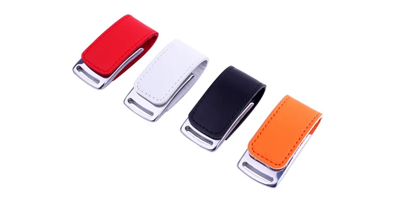 POWERONE, кожаный и металлический брелок, USB флеш-накопитель, флешка, модный креативный USB 2,0, карта памяти, 64 ГБ, 16 ГБ, 32 ГБ, 4 Гб, U диск