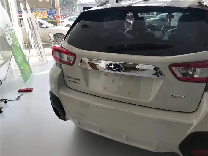 Luhuezu ABS хромированный задняя дверь отделка крышка багажника Накладка для Subaru XV