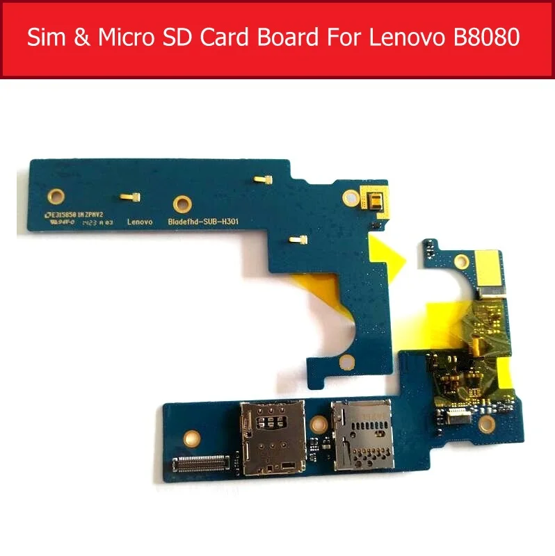 Оригинальная карта памяти LTE и Wi Fi версии Sim Micro SD для Lenovo B8080 ридер слот карт