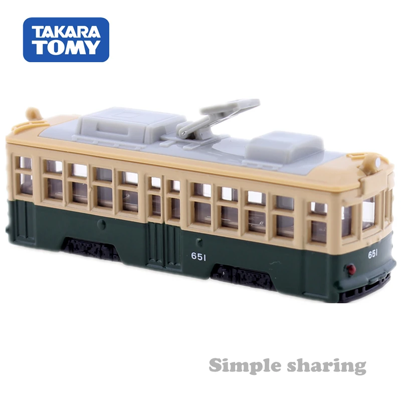 TAKARA TOMY TOMICA No.66 хирошима электрическая железная дорога 650 модель комплект 1:162 литая