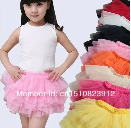 Модная летняя юбка для девочек бальное платье пышные юбки принцессы petti детская