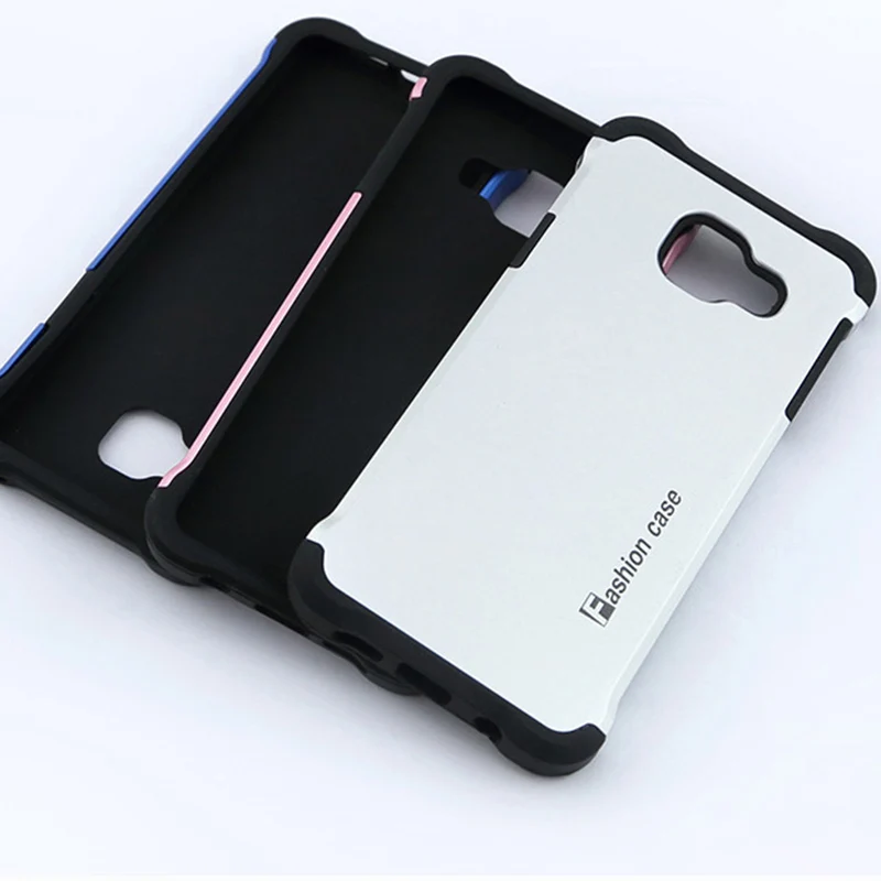 Coque Luxury Silicone + Plastic Hard Tough Armor Case For Samsung Galaxy A3 2016 A310 A310F Shockproof Anti-knock Silicon Cover |