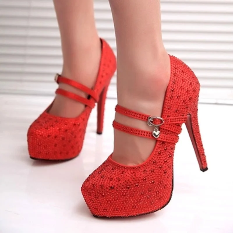 2018 новые высококачественные обувь со стразами водонепроницаемые круглый носок