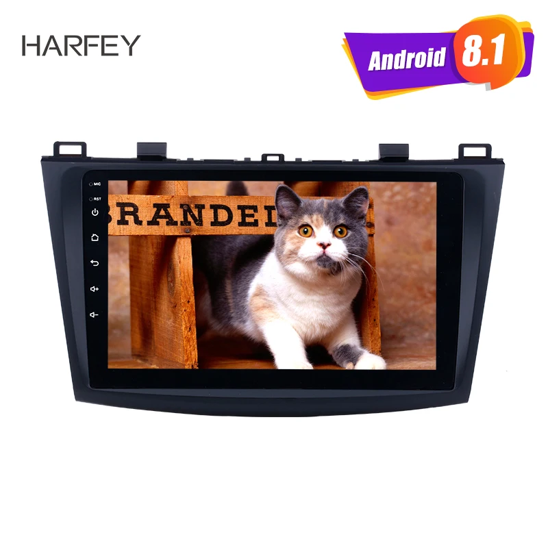 Автомобильный мультимедийный плеер Harfey 9 дюймов на Android 1 с GPS спутниковой