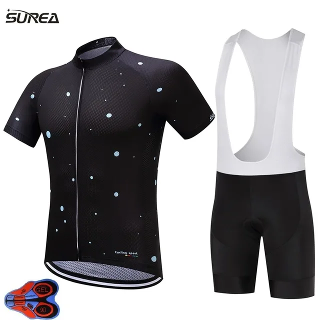 Новый стиль 2018 команда Велоспорт Трикотажные дышащий/Quick-Dry Ropa Ciclismo с коротким