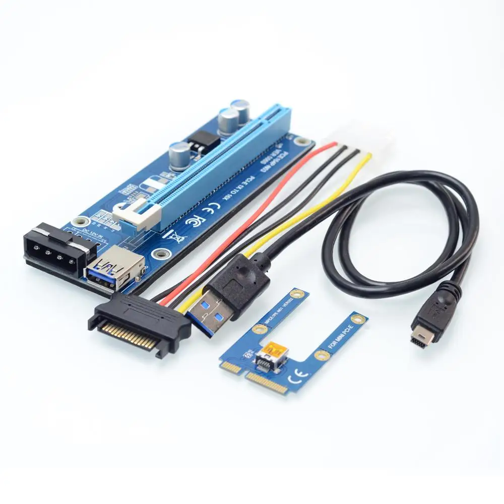 Mini PCIe к 16X Riser для ноутбука внешняя видеокарта ITX PCI-e Расширительная карта