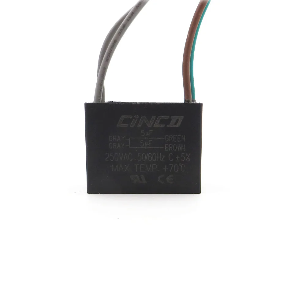 CBB61 5 мкФ + 250 V 4 провода КОНДЕНСАТОР моторного двигателя Электрический вентилятор