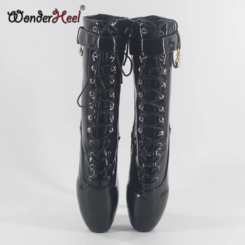 Wonderheel/распродажа пикантные ботильоны на очень высоком каблуке 18 см/7 дюймов