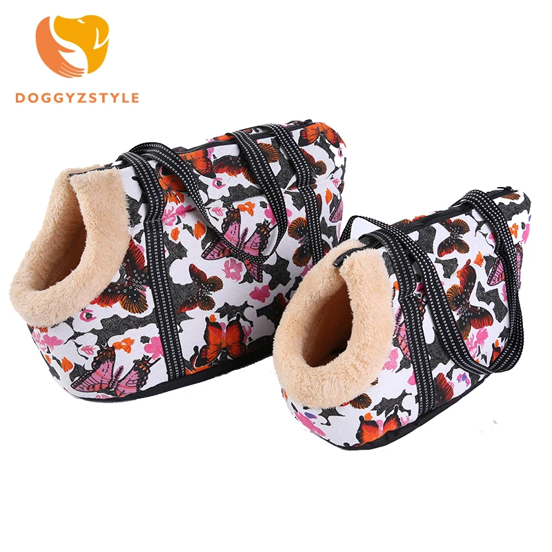 Сумка переноска для домашних животных теплый флисовый рюкзак собак и кошек сумка