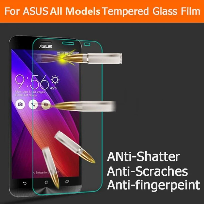 For ASUS Zenfone 2 3 MAX ZC520TL ZE520KL Go ZB500KL ZB452KG Laser ZC551KL ZE552KL Tempered Glass Screen Protector Film Case |