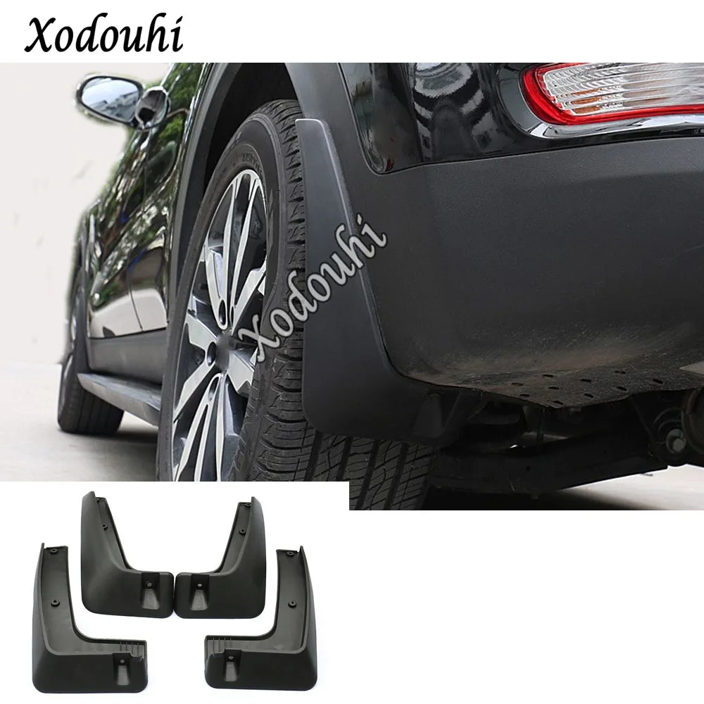 

Car styling sticker plastic fender soft mudguard protection flap splash mud guard frame 4pcs For Kia Sportage KX5 2019 2020