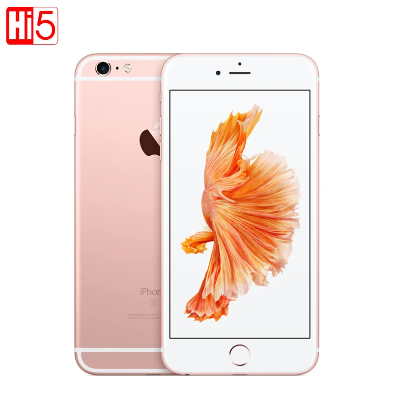 Разблокированный Apple iPhone 6S plus 2 Гб оперативной памяти 16/64/128 Гб встроенной памяти, сотовый телефон, IOS 4," iOS LTE 12.0MP LTE iphone6s смарт-чехол для телефона