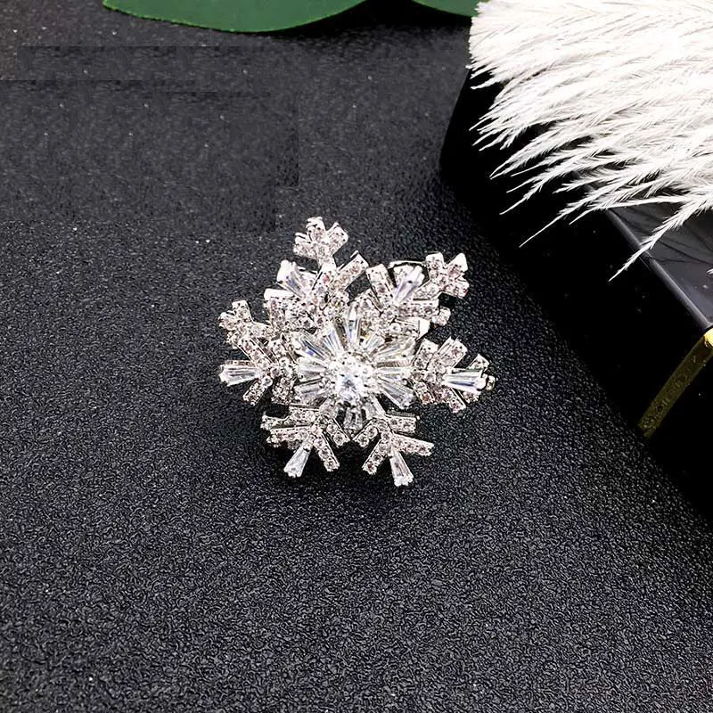 Модное вращающееся кольцо Rivca Edelweiss для пальцев кольца гироскоп из меди и фианита