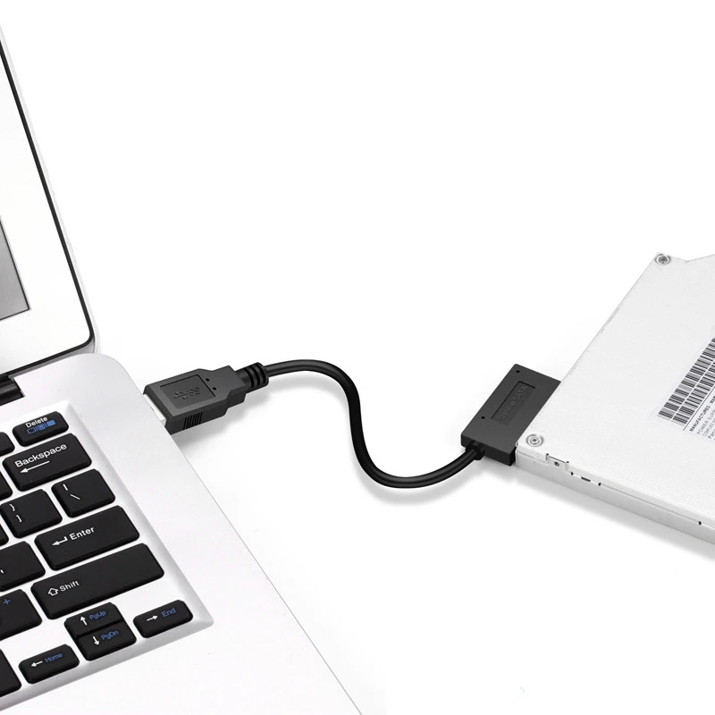 Профессиональный коннектор кабеля USB3.0 к 7+6 13Pin mini SATA для перехода Slimline дисковода с DVD/CD-ROM на ноутбуке.